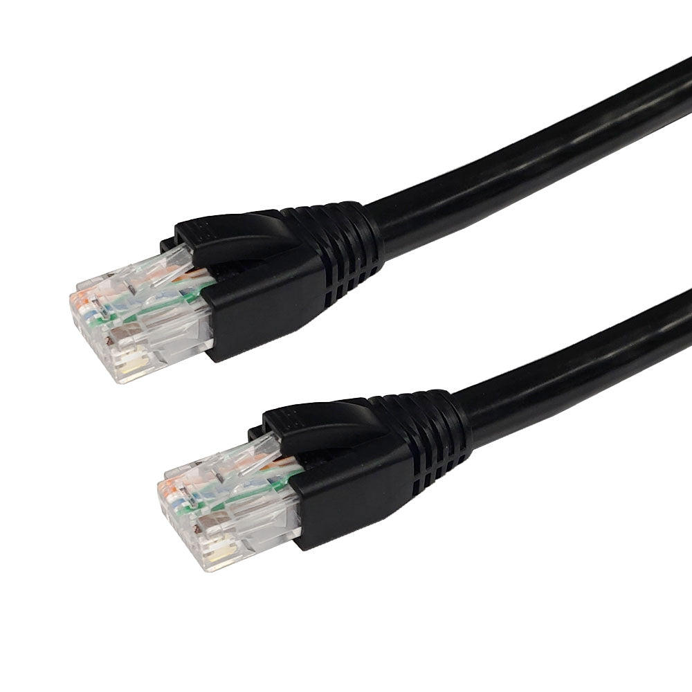 RJ45 CAT6A UTP Outdoor UV Direct Burial Cable - Black