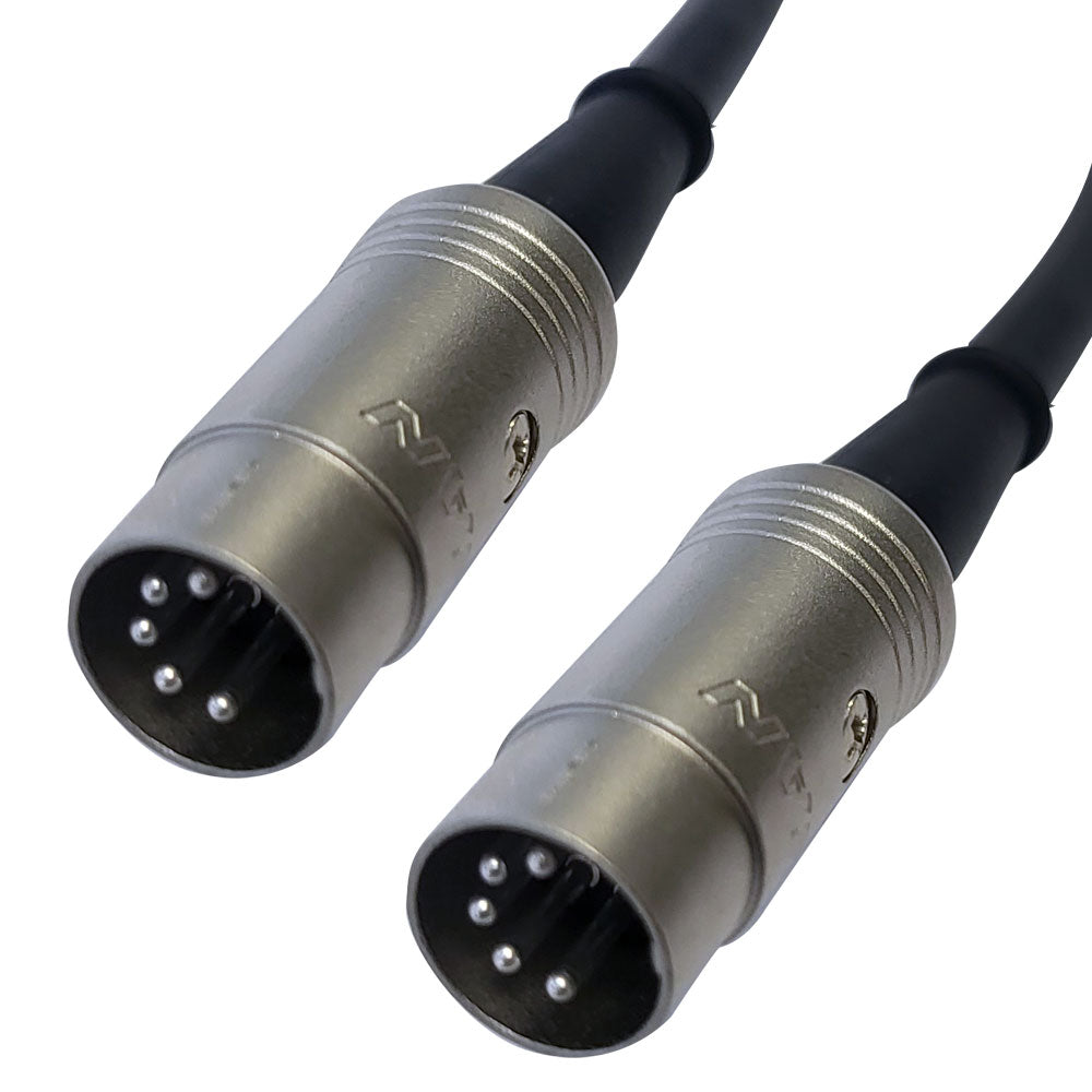 Premium Phantom Cables 5-Pin MIDI Male To Male Cable FT4