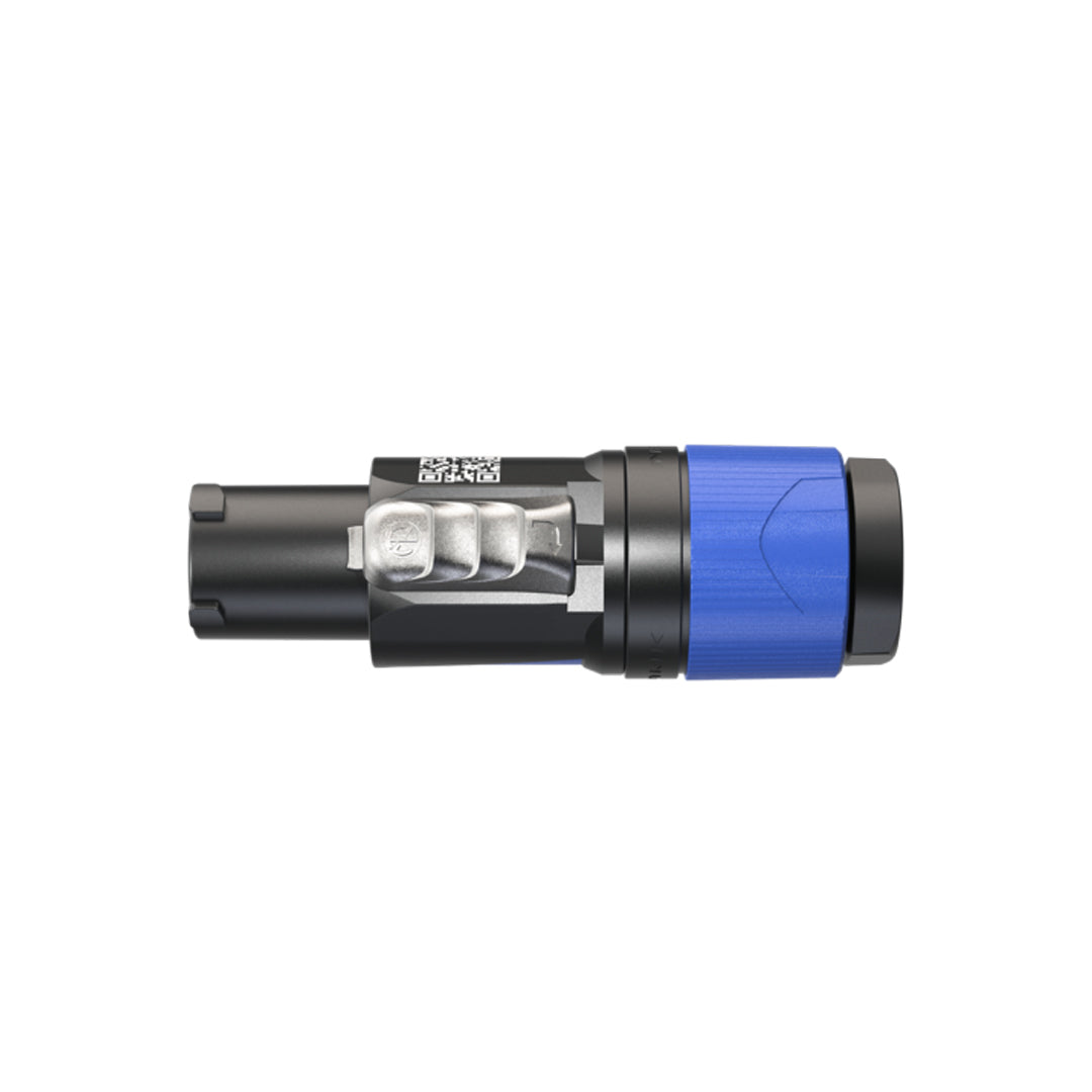 Neutrik 2 Pole 3 Wire AC Power-in Cable Connector - Blue (for 6 - 12mm diameter cable)