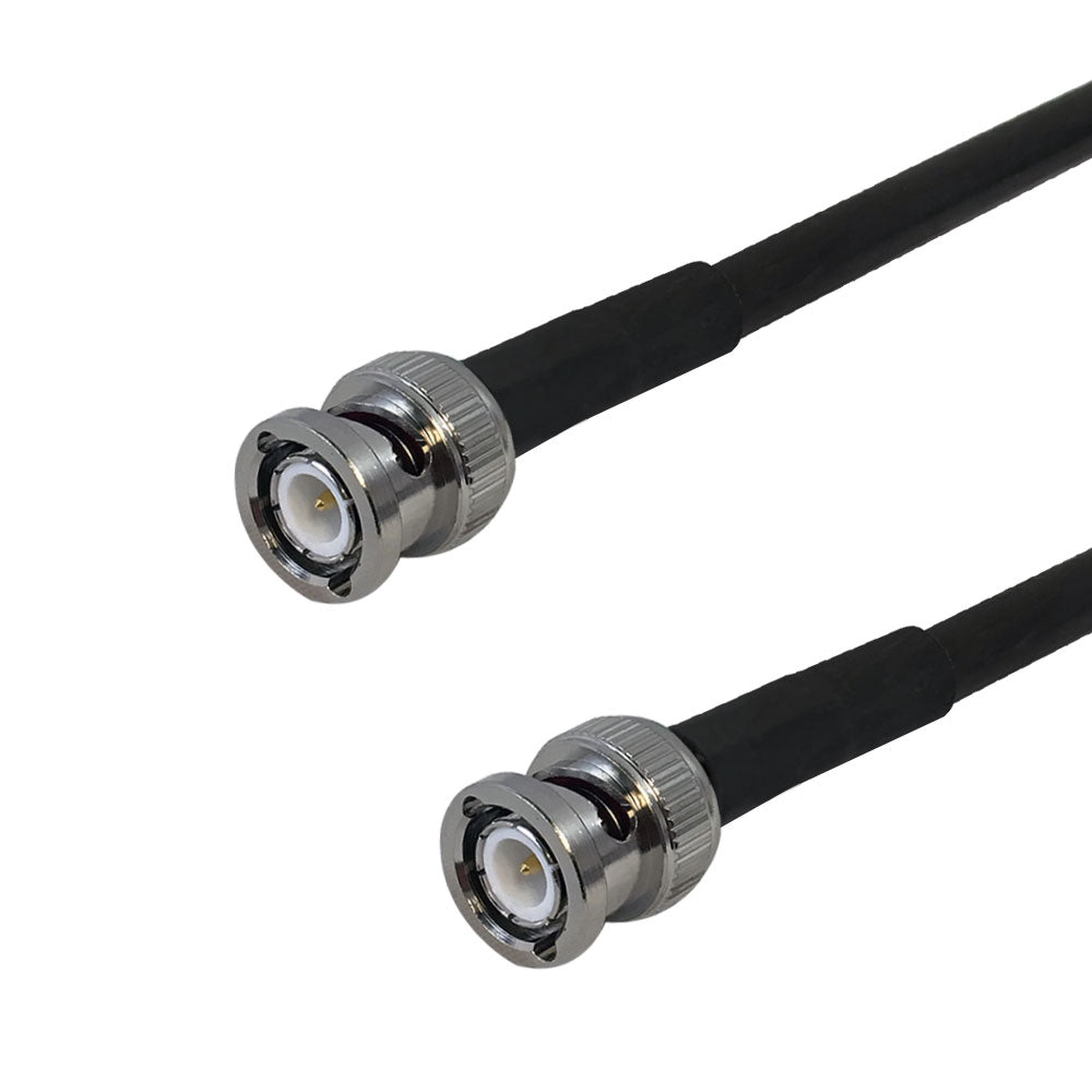 Premium Phantom Cables Times Microwave LMR-240 BNC Male to BNC Male Cable