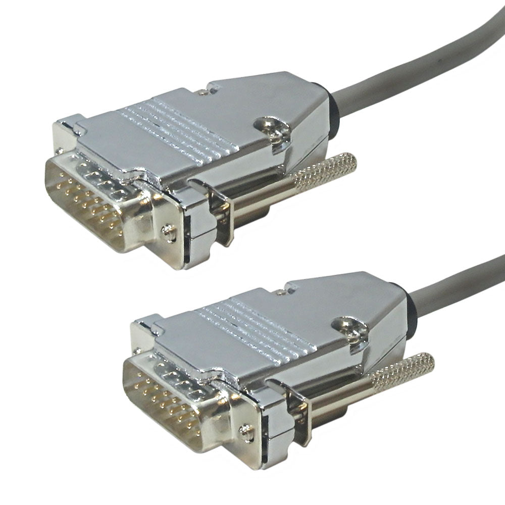 Premium Phantom Cables T1 Straight Through DB15 Male to DB15 Male 2pr 100ohm