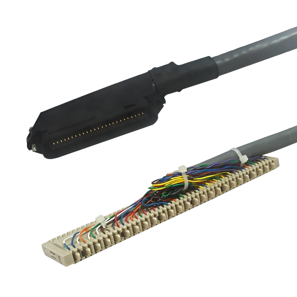 Premium Phantom Cables Telco 50 Cat5e 90-Degree Male to BIX QCBIX1A