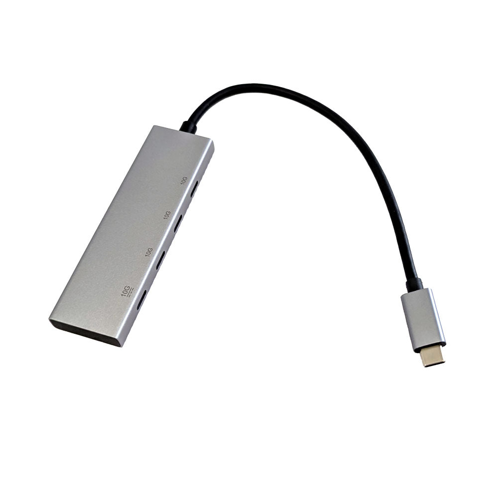 4-Port USB3.2 Gen2 Type-C Hub - 10G - 100W Power Delivery Charging