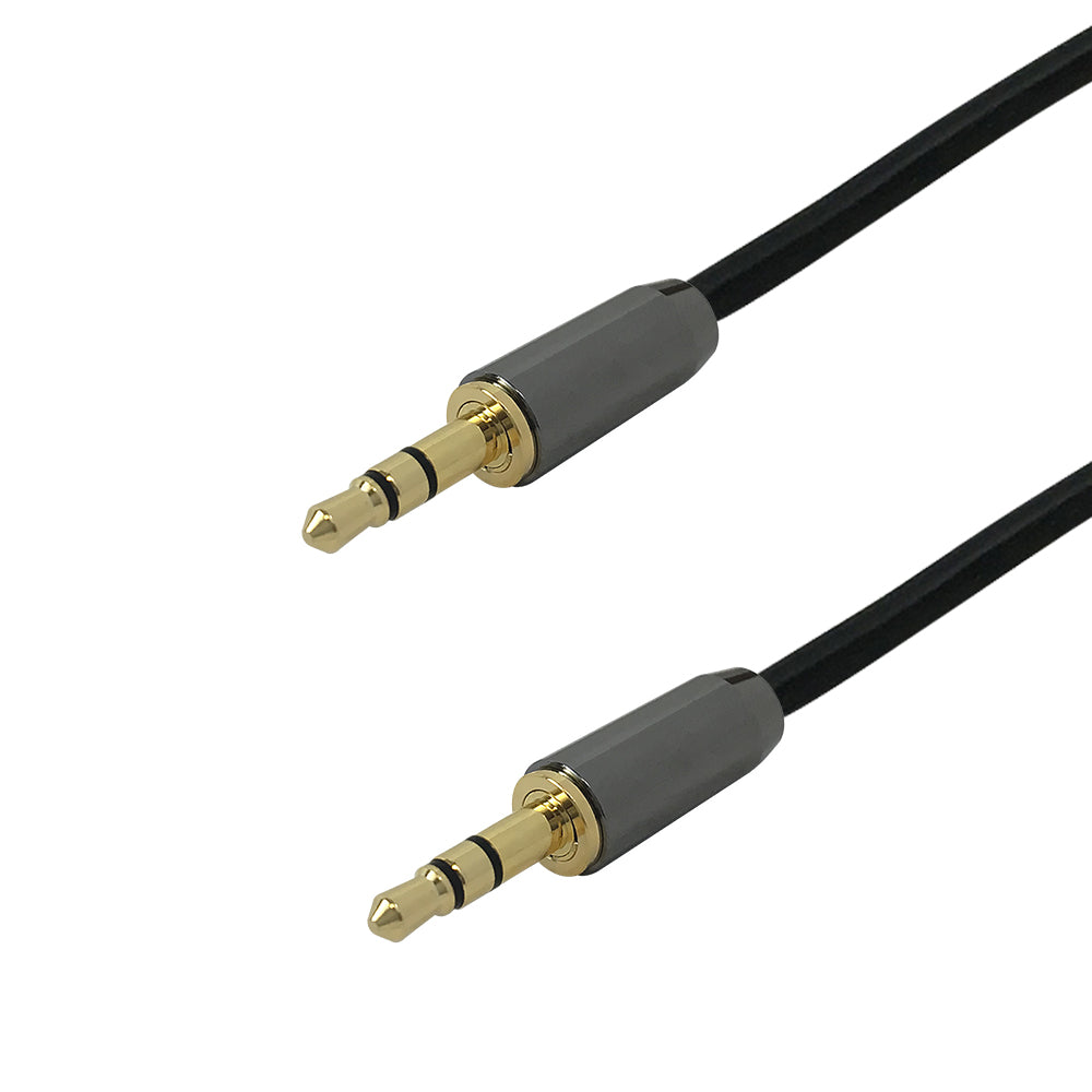 Premium Phantom Cables 3.5mm Stereo Male To Male Cable 22AWG - Plenum