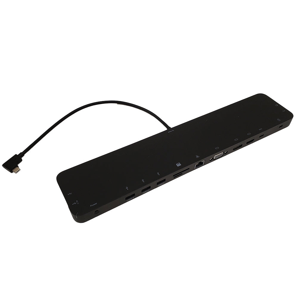 USB 3.1 Type-C to Docking Station with PD Charging - Black