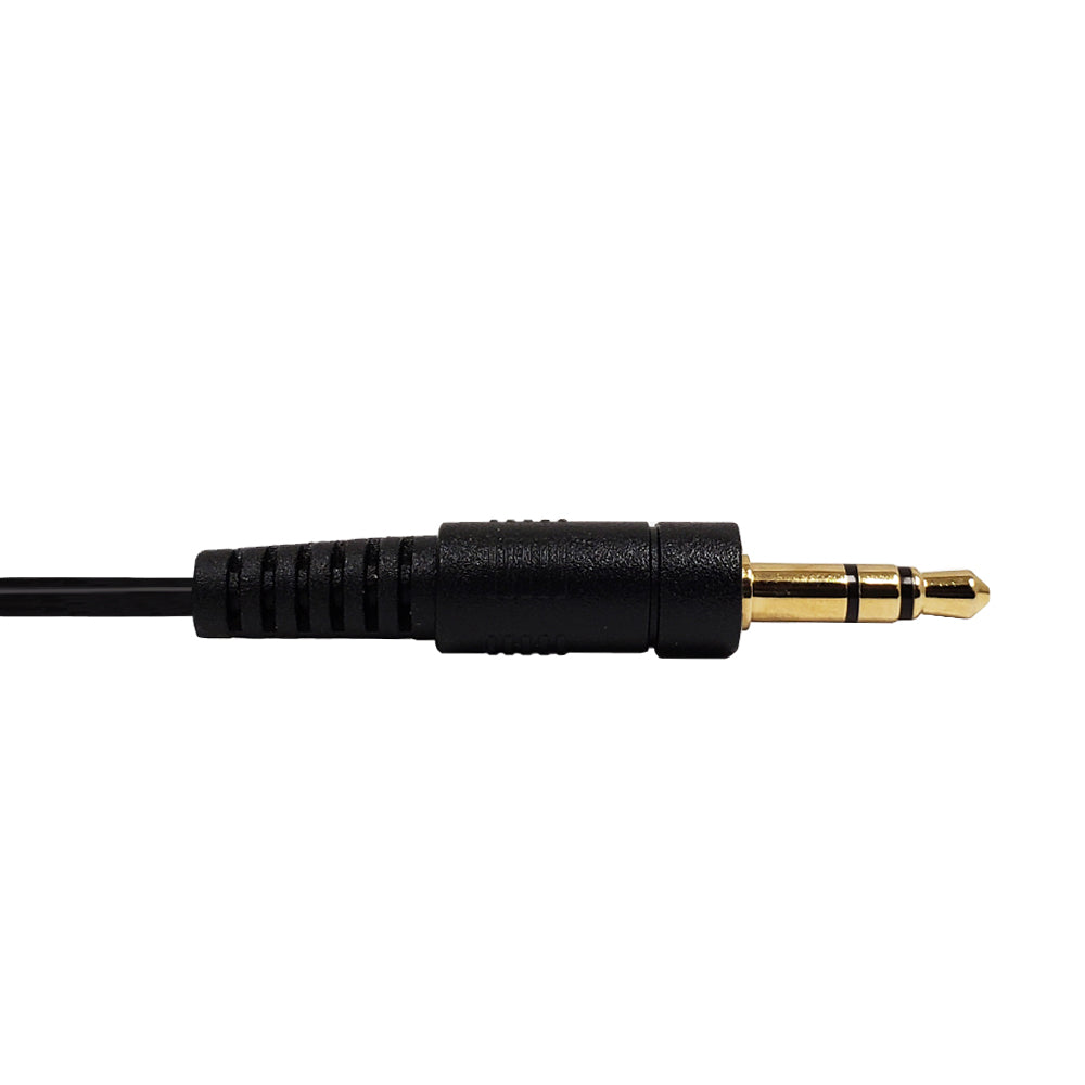 3.5mm Stereo Male to 1/4 inch TS Male Mono Cable - Riser Rated CMR/FT4