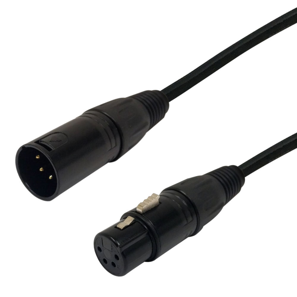 Premium Phantom Cables 4Pin XLR DMX Male To Female Cable