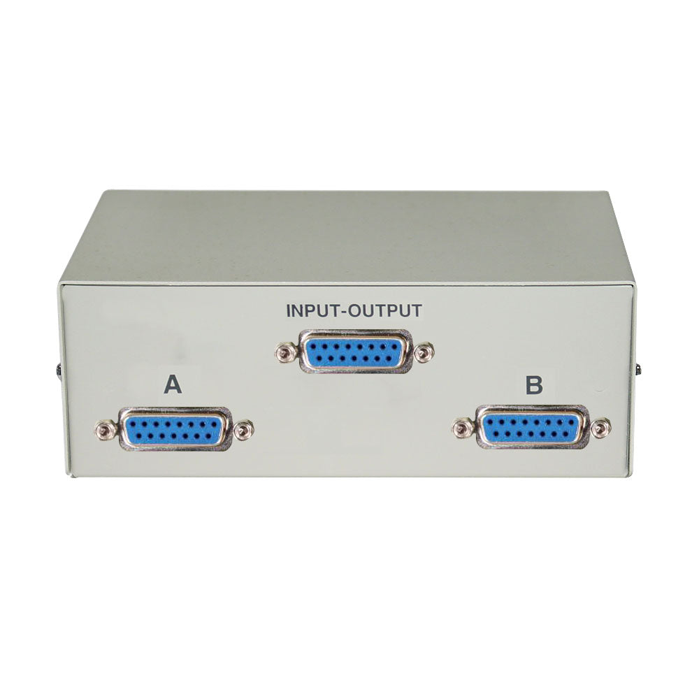 2x1 AB DB15 Manual Switch Box