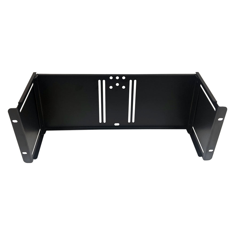 Monitor Mount for Relay Racks and Cabinets - 19 Inch - Adjustable - 4U - VESA 75x75, 100x100