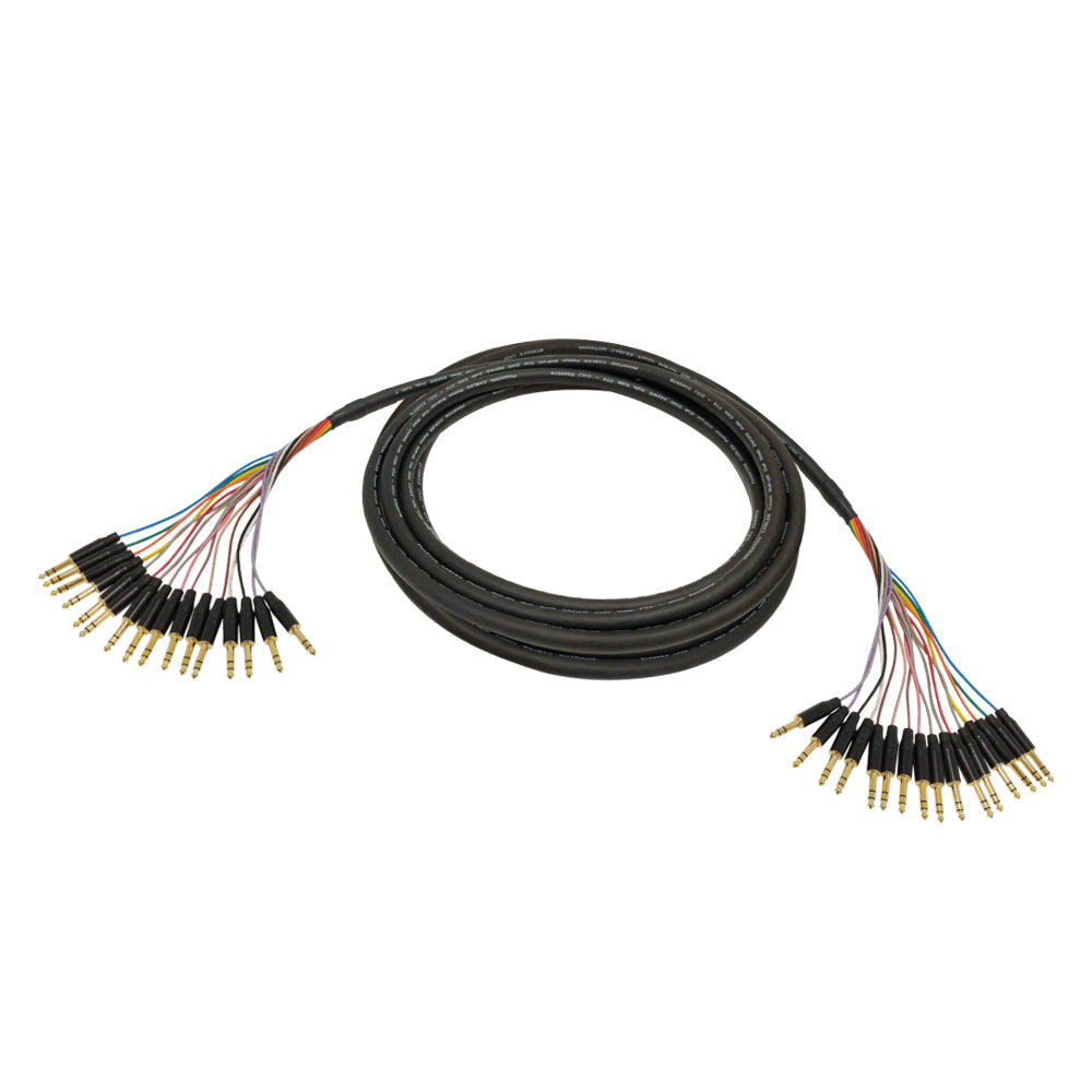 Premium Phantom Cables 1/4 Inch TRS Male to 1/4 Inch TRS Male Balanced