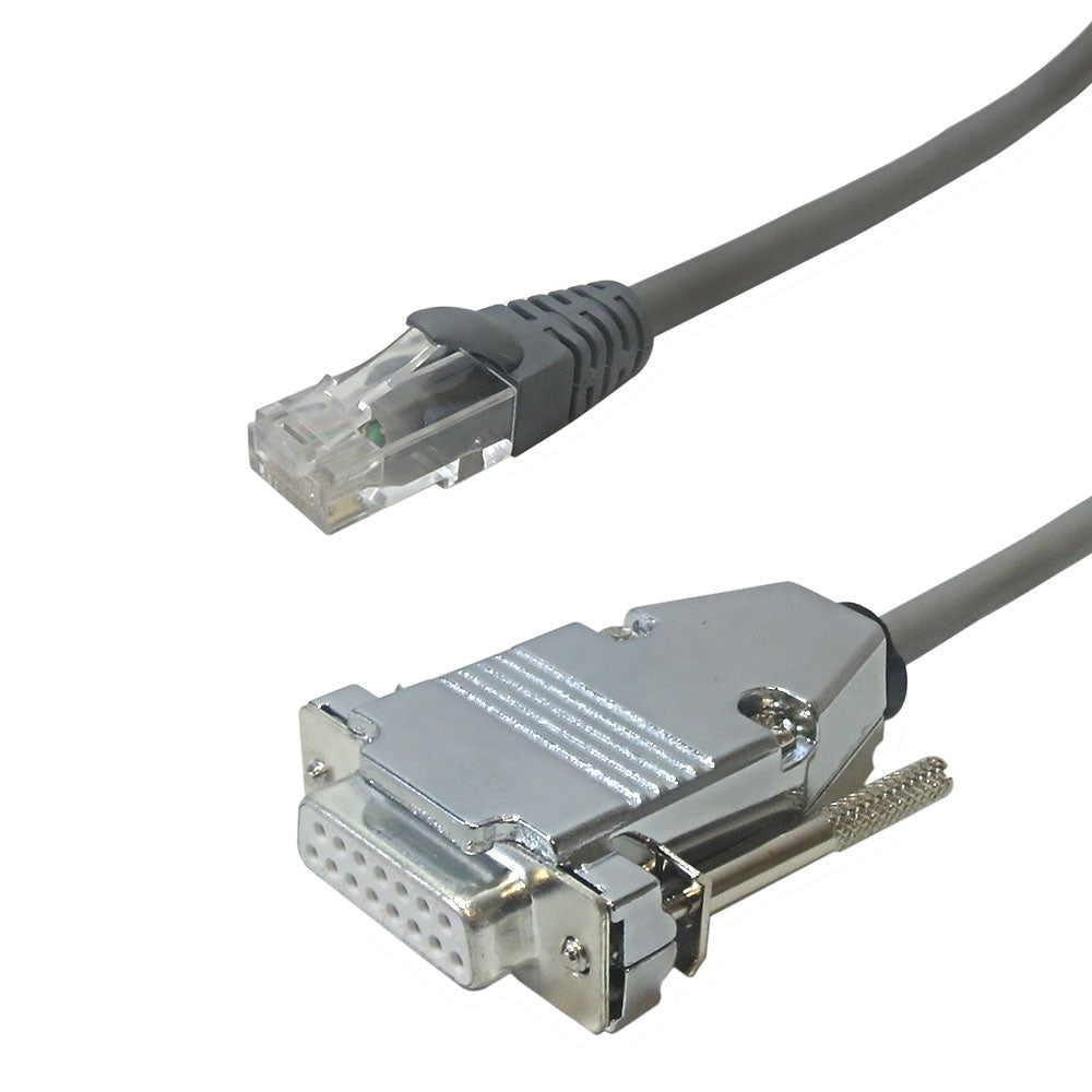 Premium Phantom Cables T1 Cross-Over RJ48C to DB15 Female, 2pr 100ohm