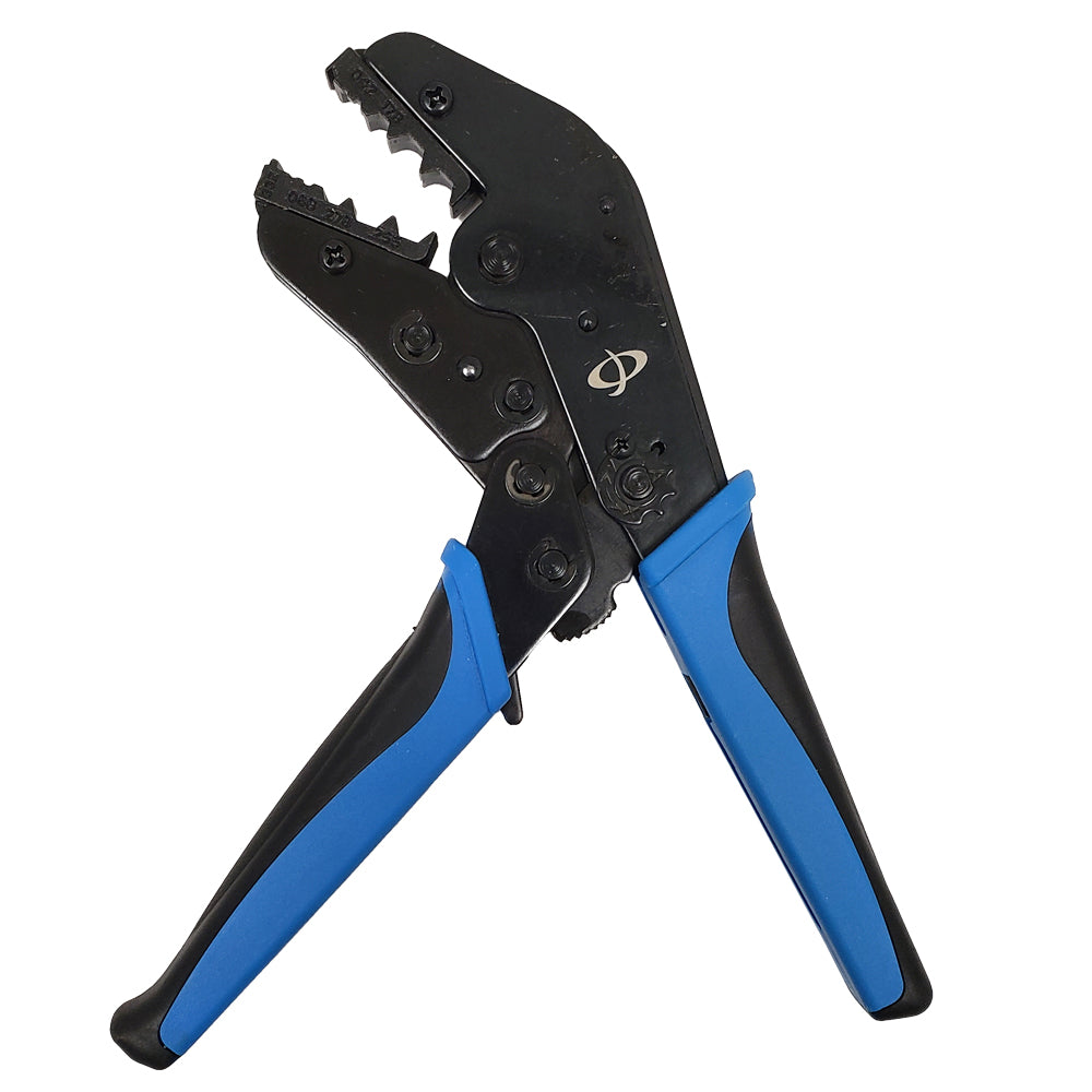 Professional Ratcheting Crimp Tool for RG6 SDI & Belden 1694 Coax Cable Connectors - Hex Sizes 0.042 inch, 0.068 inch, 0.178 inch, 0.255 inch