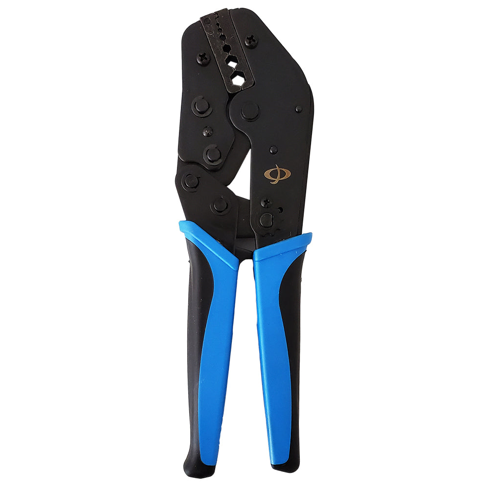 Professional Ratcheting Crimp Tool for RG58 & LMR-195 Cable (.043"/.068"/.100"/.137"/.213"/.255")
