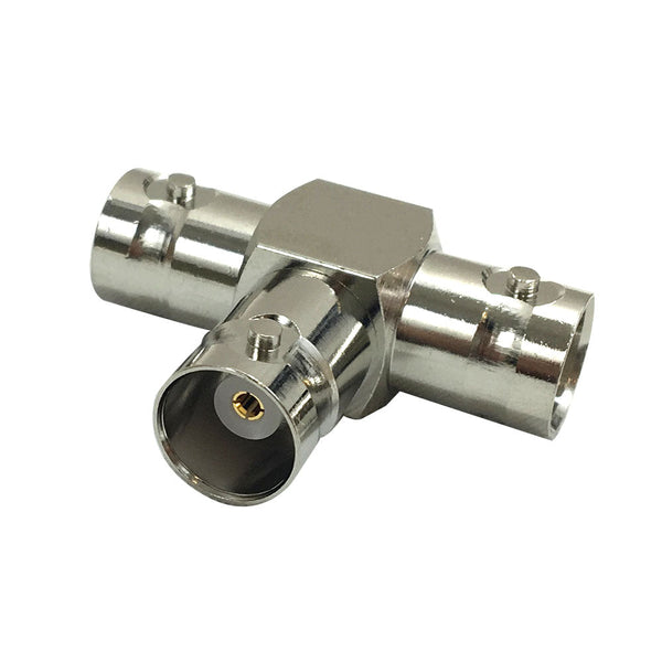 BNC Female/Female/Female Tee Adapter