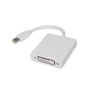 6 inch Mini-DisplayPort/Thunderbolt Male to DVI Female Adapter - White