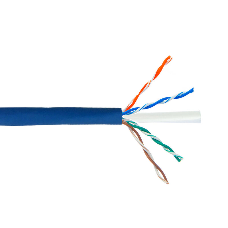 4 Pair CAT6 Solid U/UTP 550Mhz 23AWG CMR Riser Bulk Cable