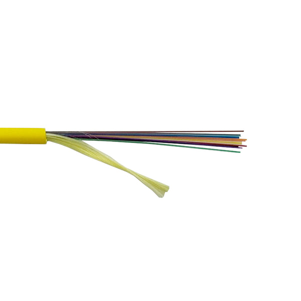 OS2 Singlemode 9 Micron 3mm Indoor Micro-Distribution - OFNP Plenum Fiber Bulk Cable (per meter)