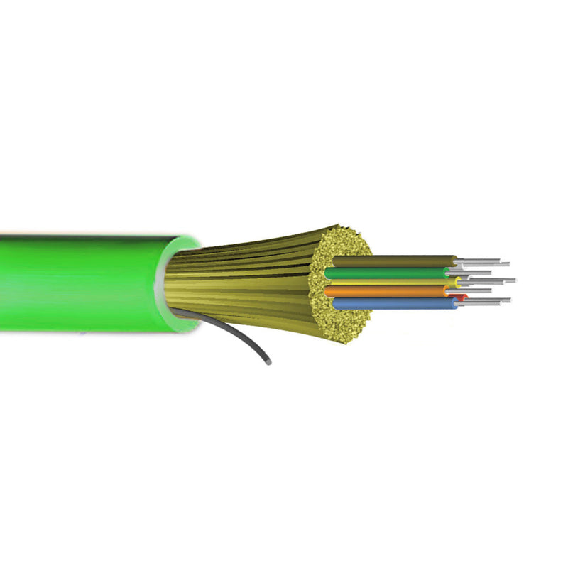 OM5 Multimode 50 Micron Indoor (Corning ClearCurve) - OFNP Plenum Fiber Bulk Cable (per meter)