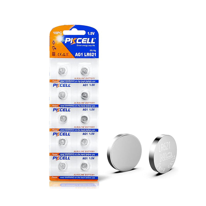 Button Cell 1.5V LR621 Alkaline Batteries (10 pack)