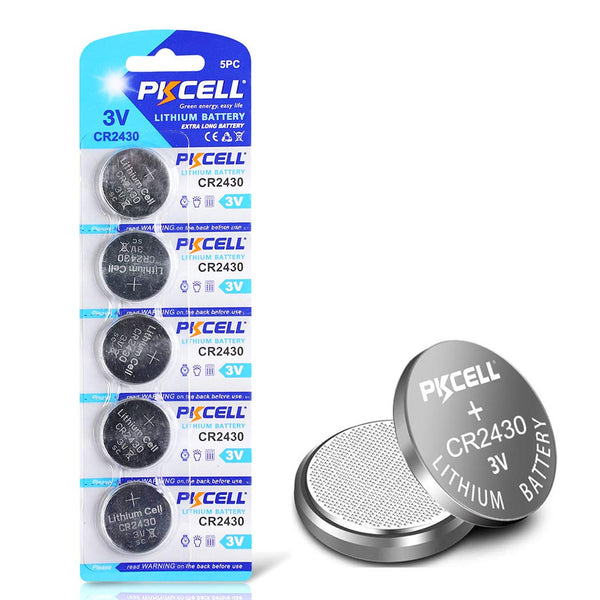 Coin Cell Batteries 3.0V CR2430 Lithium Manganese (5 pack)