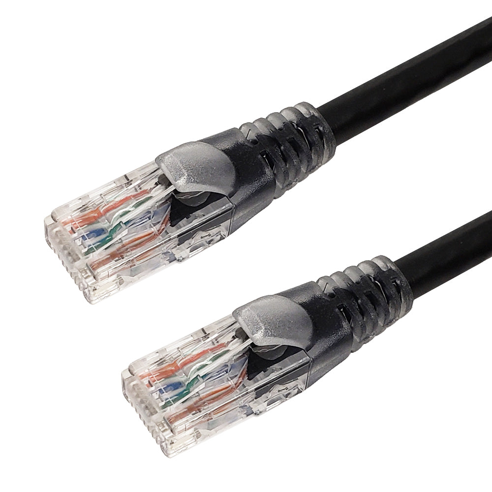 RJ45 CAT6 550MHz Clear Molded Boot Patch Cable