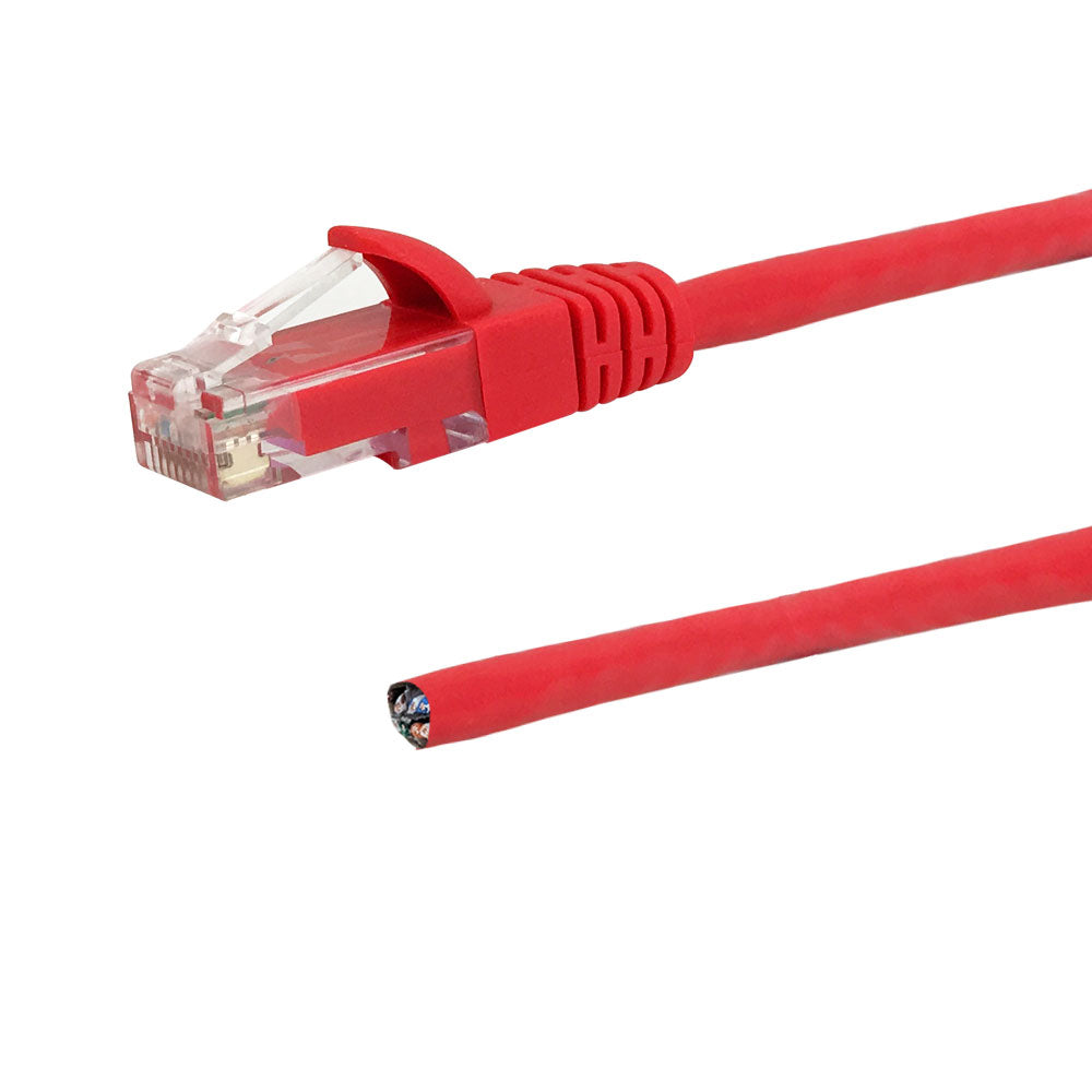 RJ45 to Blunt CAT6 Solid Pigtail Cable