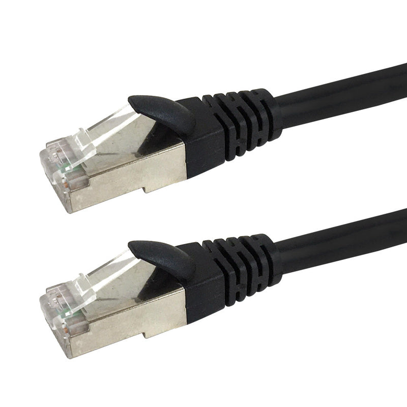 RJ45 Cat5e F/UTP Solid Shielded 23AWG Molded Patch Cable - CMP Plenum Rated