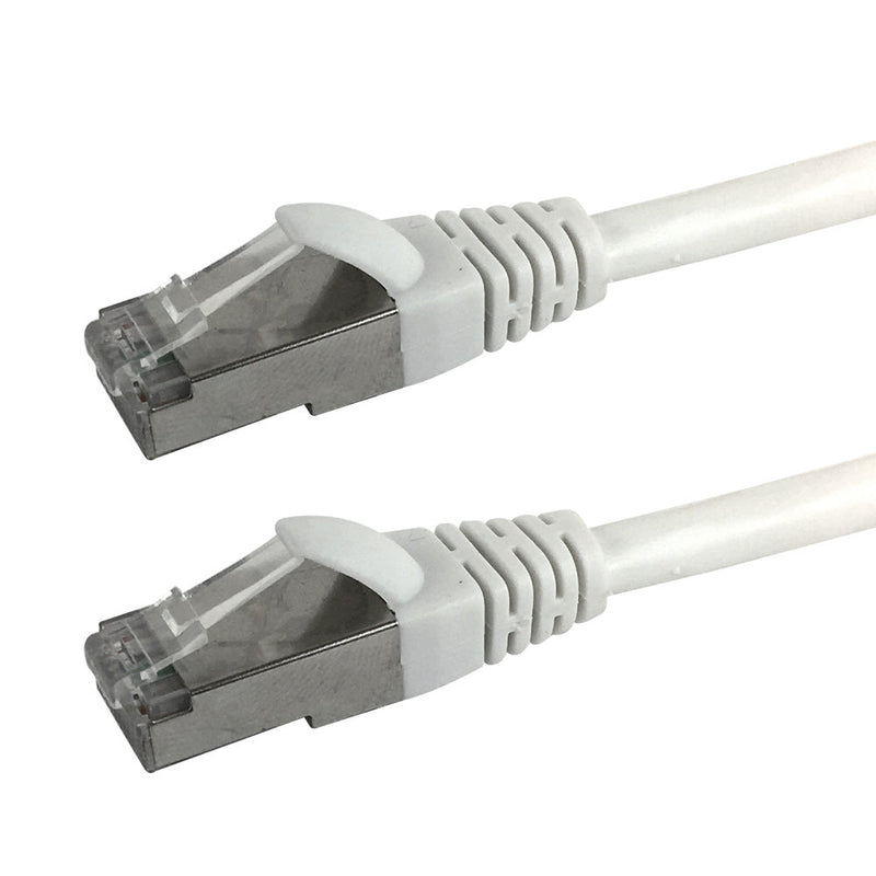 RJ45 Cat5e F/UTP Solid Shielded 23AWG Molded Patch Cable - CMP Plenum Rated