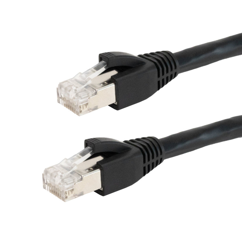 RJ45 Cat6 F/UTP Solid Shielded 23AWG Molded Patch Cable - CMP Plenum Rated