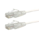 CAT6A 28AWG UTP 10GB Ultra-Thin Patch Cable - Premium Fluke® Patch Cable Certified - CMR Riser Rated