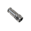 F-Type Male Compression Connector for RG6 Plenum Cable - Pack of 10