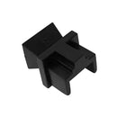 RJ45 Female Port Dust Cap - Black - Pack of 100