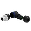 M12 4-pin D-Code Male Right Angle Connector