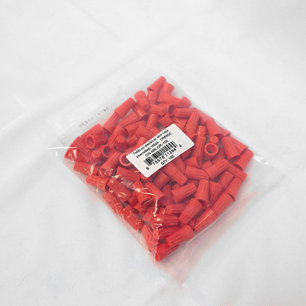 Twist-on Electrical Wire Caps (100 Pack)