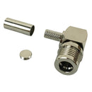 QMA Male Right Angle for RG58 (LMR-195) 50 Ohm