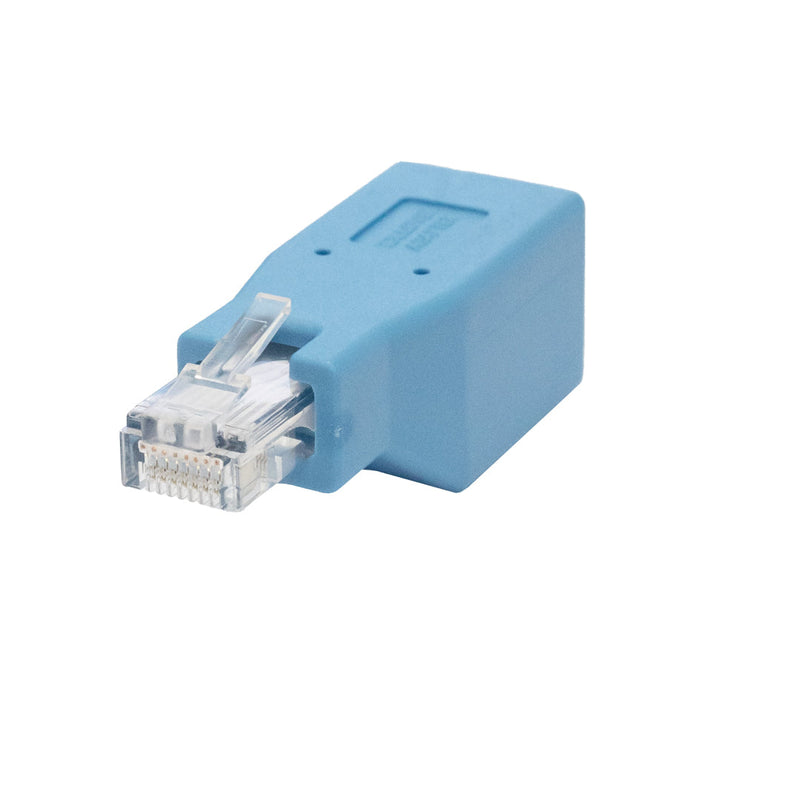 RJ45 Male To Female Cisco Console Rollover Adapter