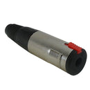 TRS (1/4 inch) Stereo Female Solder Connector - Silver