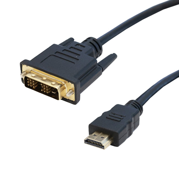 DVI-D Male to HDMI Male Cable - CL2/FT4 28AWG