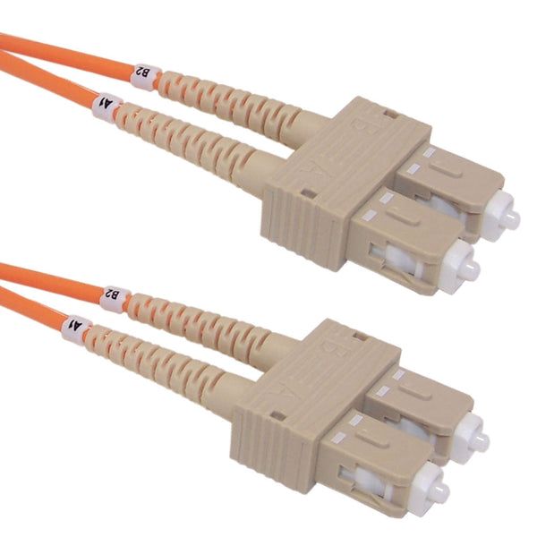 OM1 Multimode Duplex SC/SC 62.5 Micron - Fiber Optic Patch Cable - 3mm Jacket - LSZH/OFNR