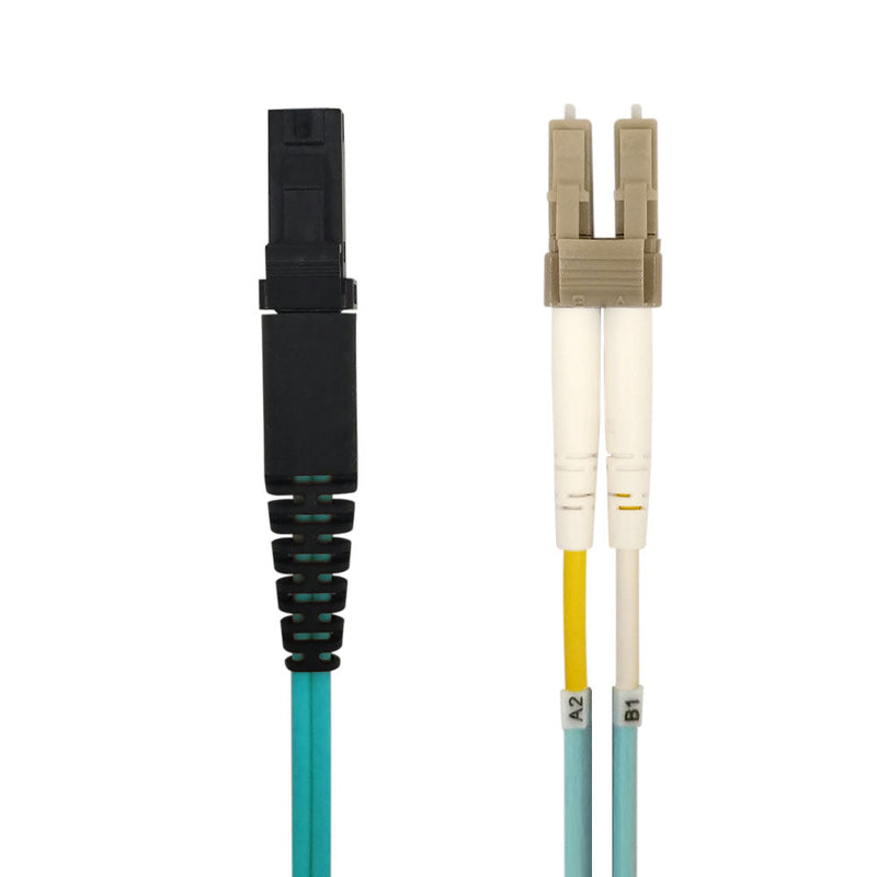 OM3 Multimode Duplex MTRJ/LC 50 Micron - Fiber Optic Patch Cable - 2mm Jacket - LSZH/OFNR