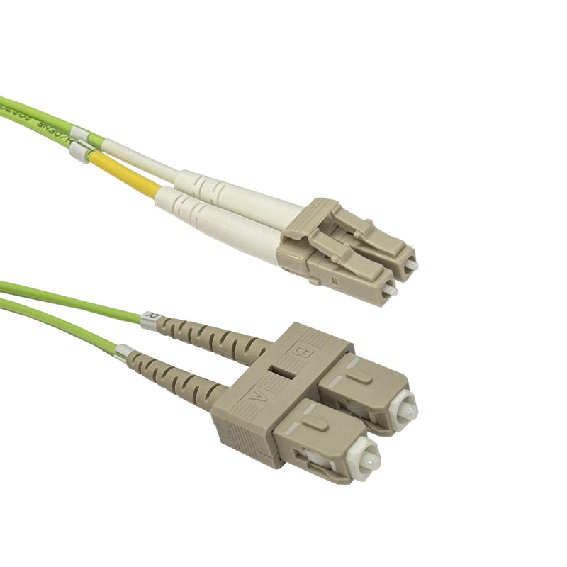 OM5 Multimode Duplex LC/SC 50 Micron - Fiber Optic Patch Cable - 2mm Jacket - LSZH/OFNR