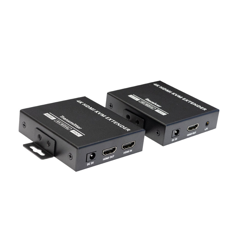 HDMI/USB KVM Extender 4K@60Hz Over CAT6 Cable - 60M