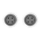 M12 4-pin D-Code M/M SF/UTP PUR Jacket Drag Chain Cable - TEAL