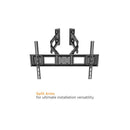 Tilt & Swivel Corner TV Wall Mount Bracket for Flat LCD/LEDS - Fits Sizes 37-70 inches - Maximum VESA 600x400