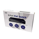 8-Port Gigabit 120W PoE+ Switch + 2-Port RJ45 Uplink - Desktop - Unmanaged - IEEE 802.3at/af