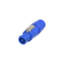 Neutrik 3 Pole AC Power-in Cable Connector - Blue