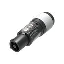 Neutrik 2 Pole 3 Wire AC Power-out Cable Connector - Grey (for 10-16mm diameter cable)