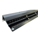 48-Port CAT6A Shielded Patch Panel, 19" Rackmount 1U