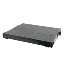 1U Premium LGX Style Sliding Panel (holds 3 cassettes) - Black