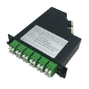 24-Fiber Singlemode LGX Style Cassette 2x MPO APC Male to 12x LC/APC Duplex